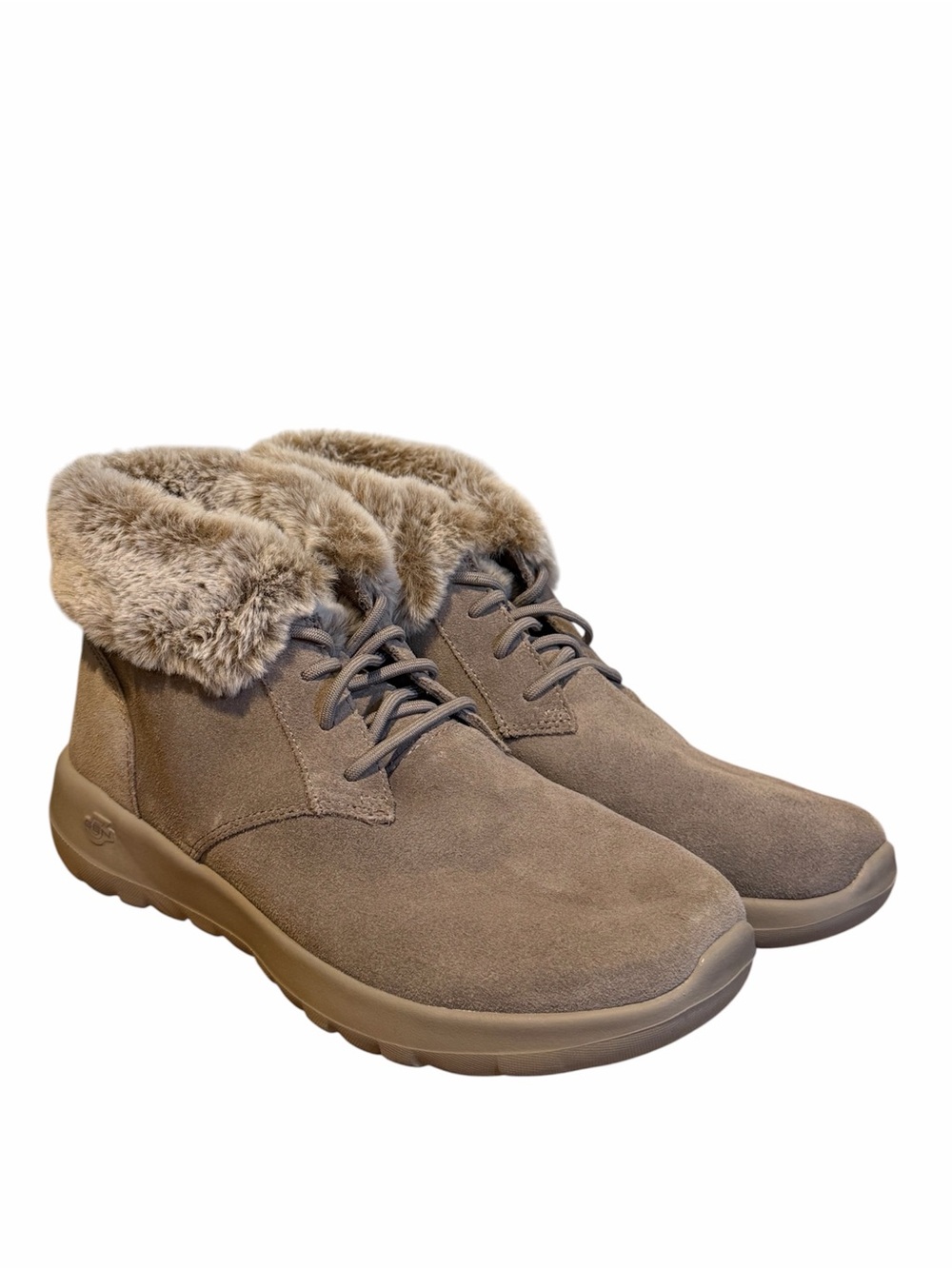 Skechers Women's Winter Wishes On-the-GO City 2 Suede Ankle Boots Size 10